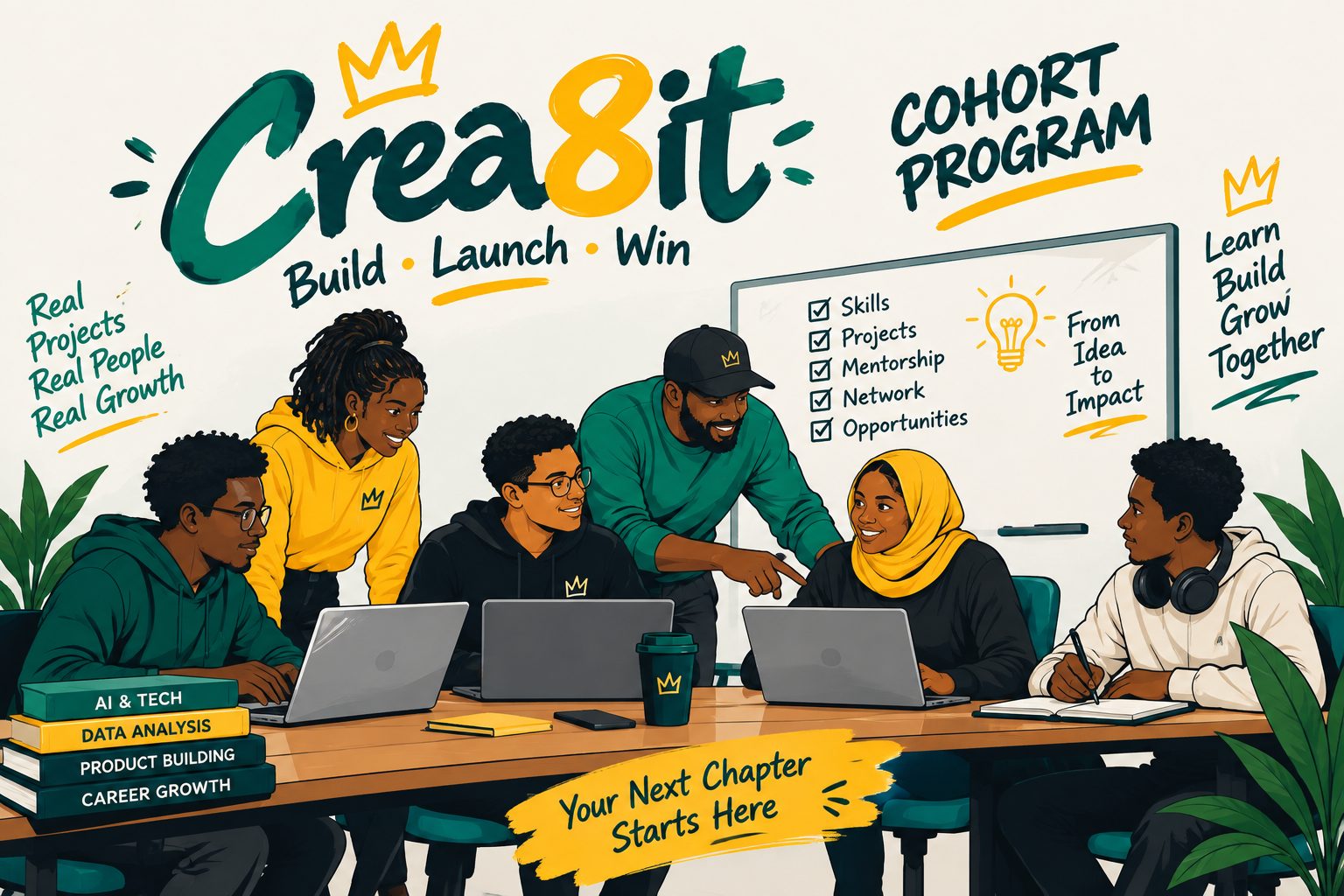 Crea8it Cohort Program — Build, Launch, Win